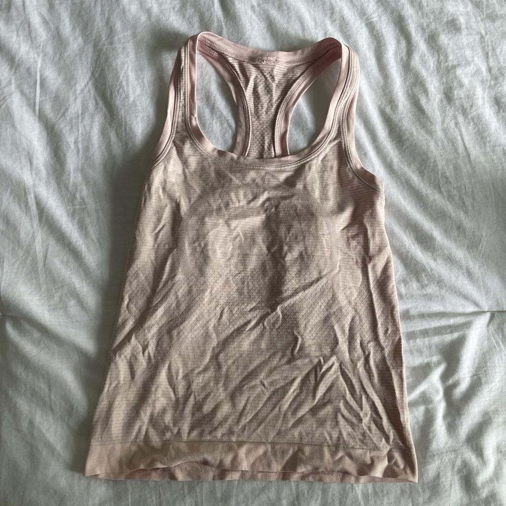 lululemon strawberry milkshake swiftly tech tank top race length